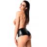 Шорти Noir Handmade F335 Powerwetlook shorts чорний колір