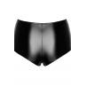 Шорти Noir Handmade F335 Powerwetlook shorts чорний колір