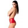 Шорти Noir Handmade F356 Red powerwetlook shorts червоний колір