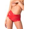 Шорти Noir Handmade F356 Red powerwetlook shorts червоний колір