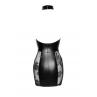 Сукня Noir Handmade F238 Short tulle dress with powerwetlook inserts чорний колір