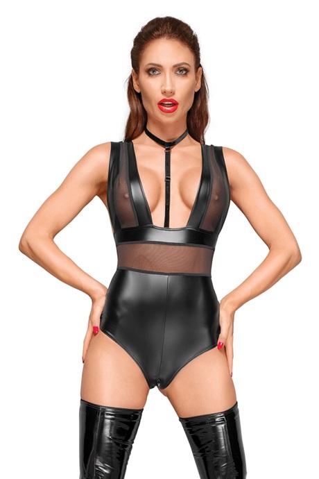 Боди с мокрым эффектом Noir Handmade F183 Powerwetlook body