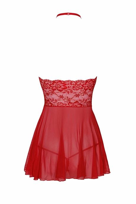 Беби-дол Kissable Sexy Kiss Babydoll Red червоний
