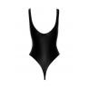 Боди с мокрым эффектом Noir Handmade F244 Powerwetlook body with high cut bottom hem