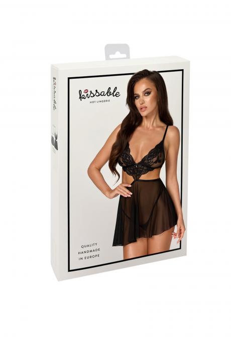 Беби-дол Kissable French Kiss Babydoll чорний