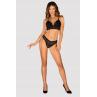 Жіноча білизна Комплект Obsessive RENELIA SET padded bra & panties Чорний колір