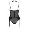 Жіноча білизна Корсет Obsessive BRASICA CORSET & panties Чорний колір