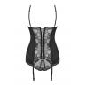 Жіноча білизна Корсет Obsessive HEARTINA CORSET Чорний