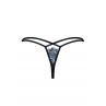 Жіноча білизна Стрінги Obsessive YASSMYNE THONG Синій