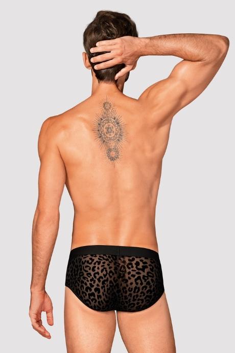 Жіноча білизна Труси чоловічі Obsessive AZMERON BRIEFS Чорний колір