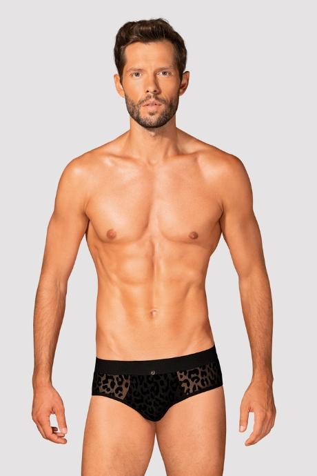 Жіноча білизна Труси чоловічі Obsessive AZMERON BRIEFS Чорний колір