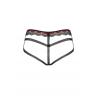 Жіноча білизна Труси Obsessive MEGIES PANTIES Чорно-червоний