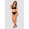 Жіноча білизна Комплект Obsessive LAURISE SET bra & panties Чорний