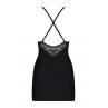  Распродажа Комплект Obsessive 828-CHE CHEMISE Чорний