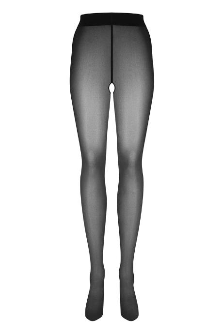 Жіноча білизна Колготи Obsessive NORLESS ERA crotchless tights Чорний