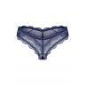 Жіноча білизна Стрінги Obsessive NIGHTLY BLUE crotchless thong Синій колір
