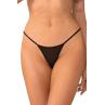 Жіноча білизна Стрінги Obsessive VEYANE THONG Чорний