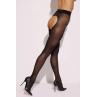 Жіноча білизна Колготи Obsessive NORLESS MESS crotchless tights Чорний