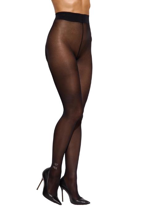 Жіноча білизна Колготи Obsessive NORLESS MESS crotchless tights Чорний