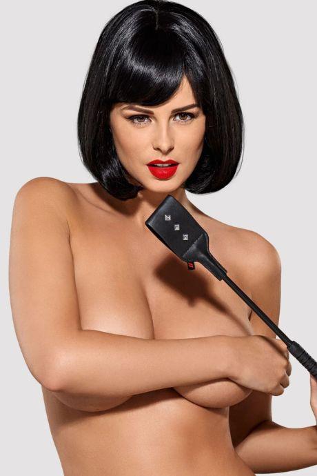 Жіноча білизна Аксесуар Obsessive GRETIA crop Чорний