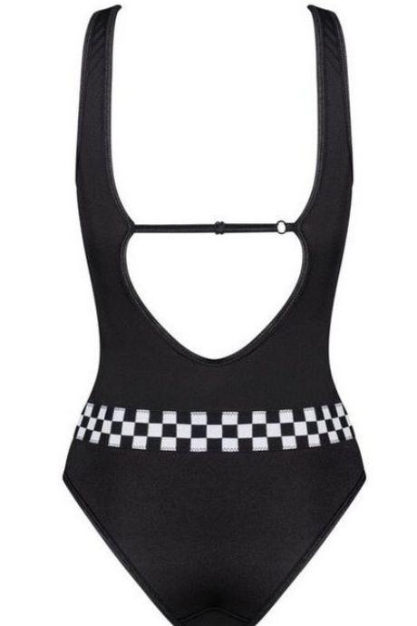 Жіноча білизна Боді Obsessive RALLIEN TEDDY Чорно-жовтий