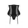 Жіноча білизна Корсет Obsessive CHIC AMORIA CORSET cup & thong Чорний колір