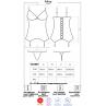 Комплект Obsessive Ailay corset Черный
