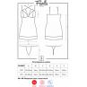 Комплект Obsessive Frivolla chemise Чорний
