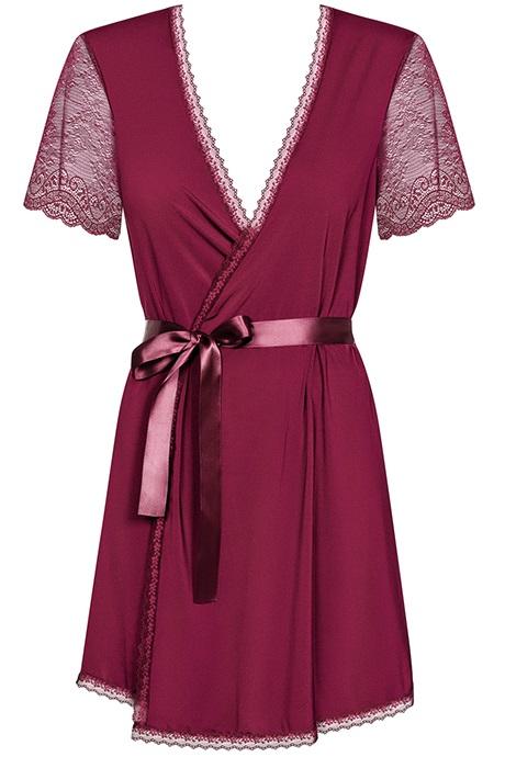 Комплект Obsessive Miamor robe Бордо