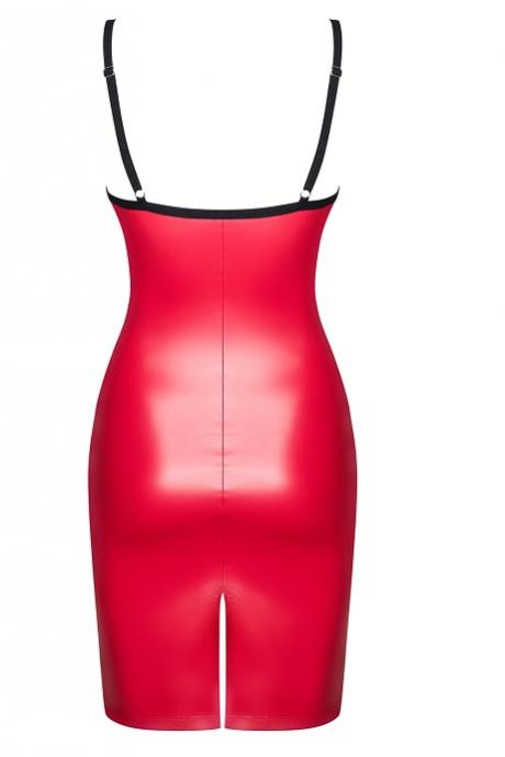 Комплект Obsessive Rebella dress Червоно-чорний 