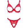 Комплект Obsessive Bergamore set Красный