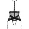 Комплект Obsessive Lacrisia corset Чорний