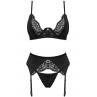 Розпродаж Комплект із поясом Obsessive Bellastia set