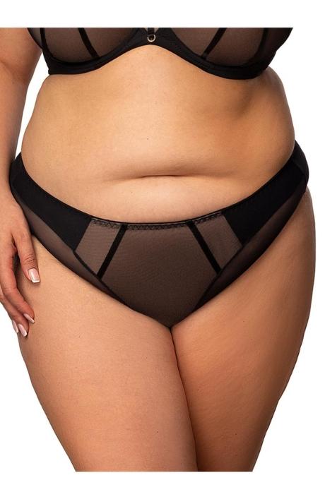 Orhideja 658-000 Жіночі трусики чорний-бежевий колір