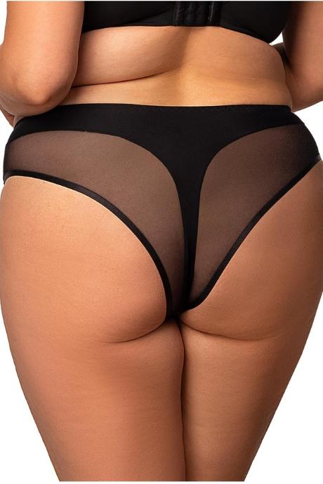 Orhideja 658-000 Жіночі трусики чорний-бежевий колір