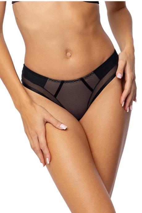 Orhideja 658-000 Жіночі трусики чорний-бежевий колір