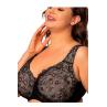 Orhideja Бюстгальтер 123-438 півонія + чорний колір