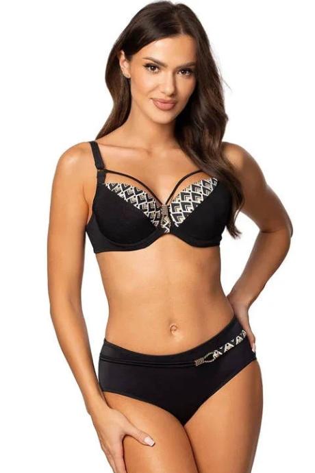 Orhideja Труси жіночі купальник низ 081-542 чорний колір