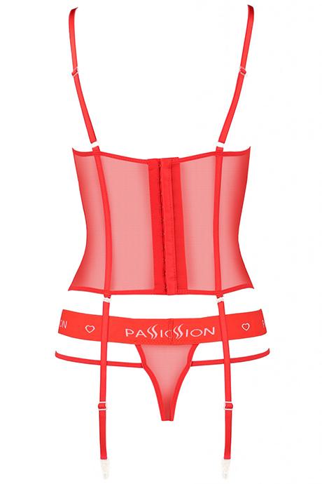 Комплект Passion Kyouka corset Красный