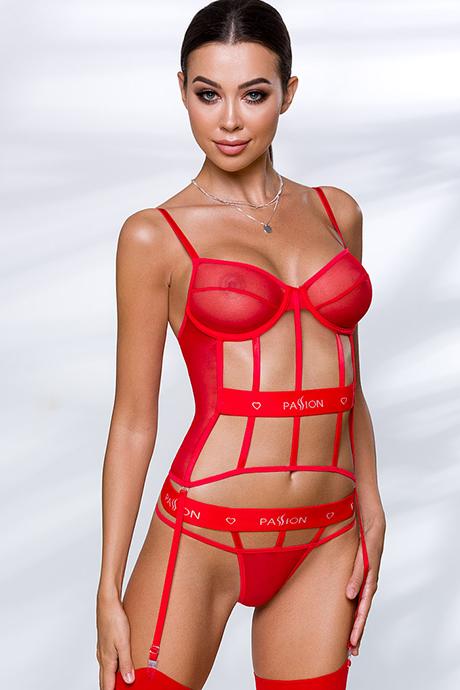 Комплект Passion Kyouka corset Червоний