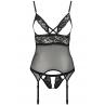 Комплект Passion Diabolina corset Черный