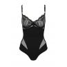 Боді Passion Exclusive FLORIS BODY чорний колір
