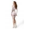 Бодістокінг Passion BS105 One Size white білий колір