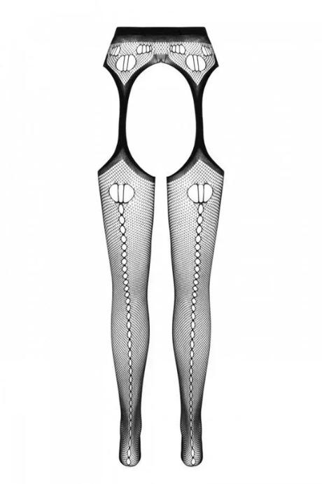 Колготки бодістокінг Passion ECO S008 black чорний колір