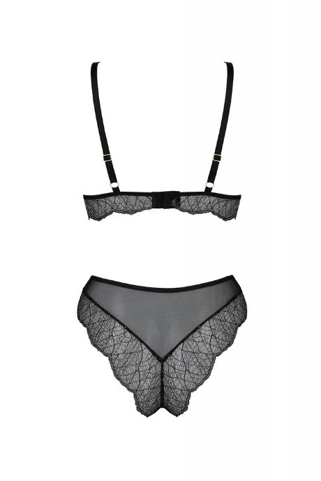 Комплект белья Passion AMBERLY SET черный