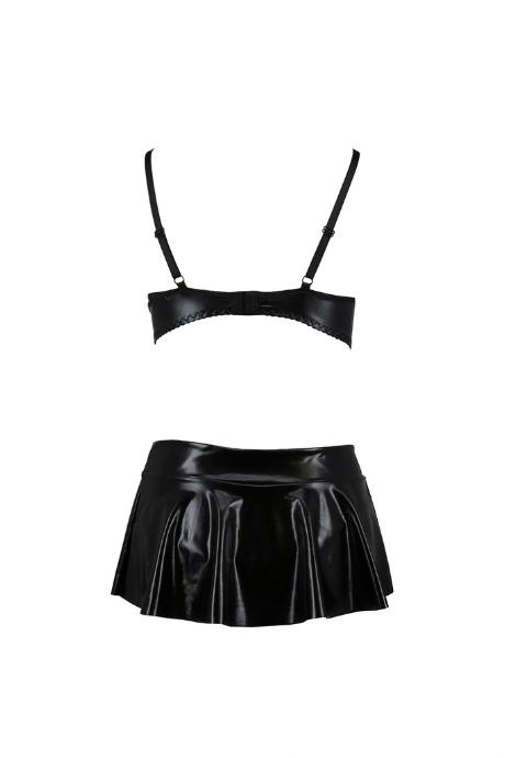 Комплект білизни Passion DEBY SET black чорний колір