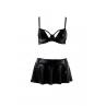 Комплект білизни Passion DEBY SET black чорний колір