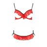 Комплект белья Passion Exclusive CHERRY SET OpenBra red