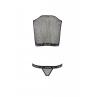 Комплект белья Passion Exclusive DEBRA SET black