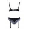 Комплект белья Passion Exclusive GISELE SET черный
